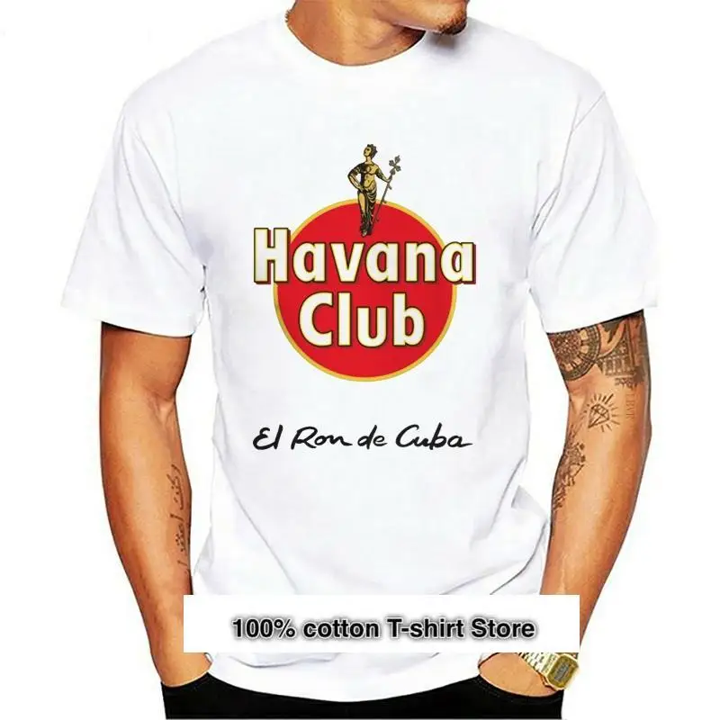 Nueva camiseta Mann Frau Habana Club El Ron De algodón Cuba Fitness camiseta De grande talla