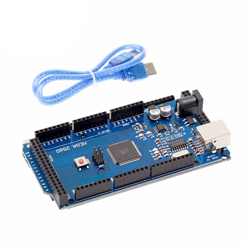 MEGA2560 R3 AVR USB Такса Такса за разработка + USB Кабел, който е Съвместим За проекти Arduino IDE, Съвместим с Rohs