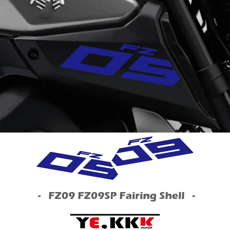 За Yamaha FZ09 FZ-09 09 FZ SP MT-09 MT09 Страничен Капак Въздух Набор от Етикети На Обтекател Стикер Стикери По Поръчка Цвят Отразяваща