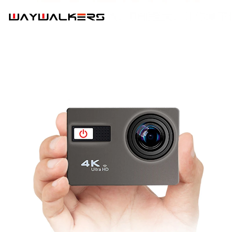 Екшън-камера за 4K Ultra HD 60 кадъра в секунда WiFi 2 инча 170 ° Широкоъгълен 30 м Водоустойчив Каска Видео на Спортна Камера с Комплект Аксесоари